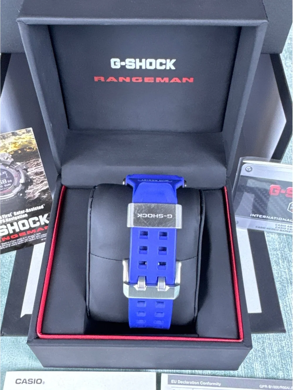 Casio G-Shock Rangeman GPR-B1000 GPS Watch Blue